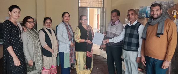 HRDP handover in and appreciation letter, in Nuh, Haryana
