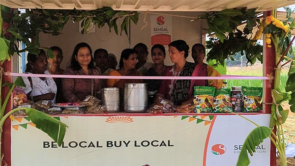Women-led FIG Takes Charge of Amrut Stall