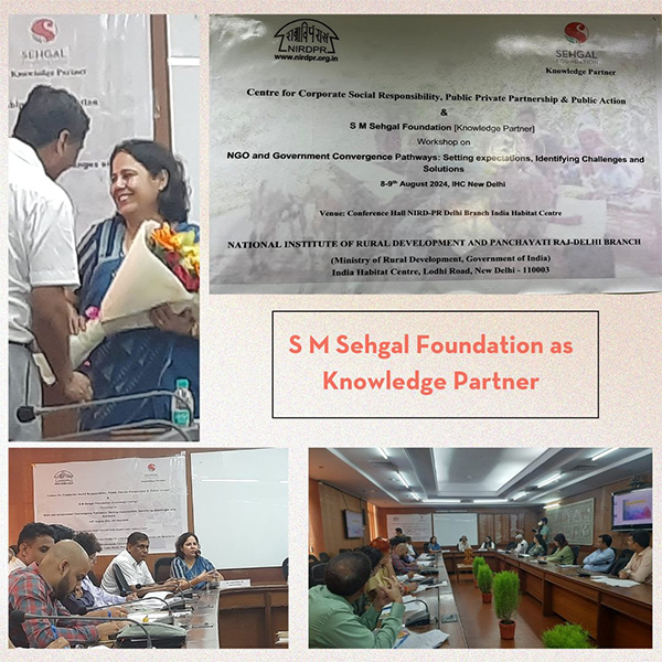 S M Sehgal Foundation As Knowledge Partner at the NIRDPR Conference