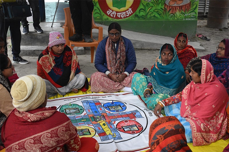 Health workers such as ASHA and anganwadi workers