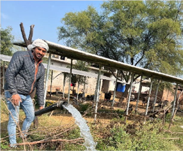 Jahul, a progressive farmer